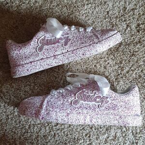 Juicy Couture Girls/Ladies Glitter Sneakers sz 5